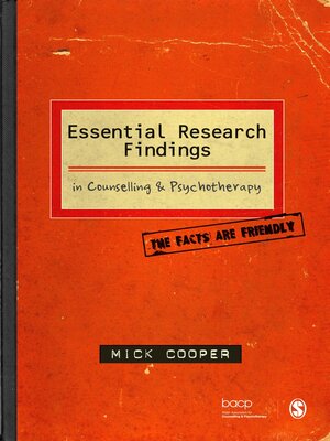 cover image of Essential Research Findings in Counselling and Psychotherapy